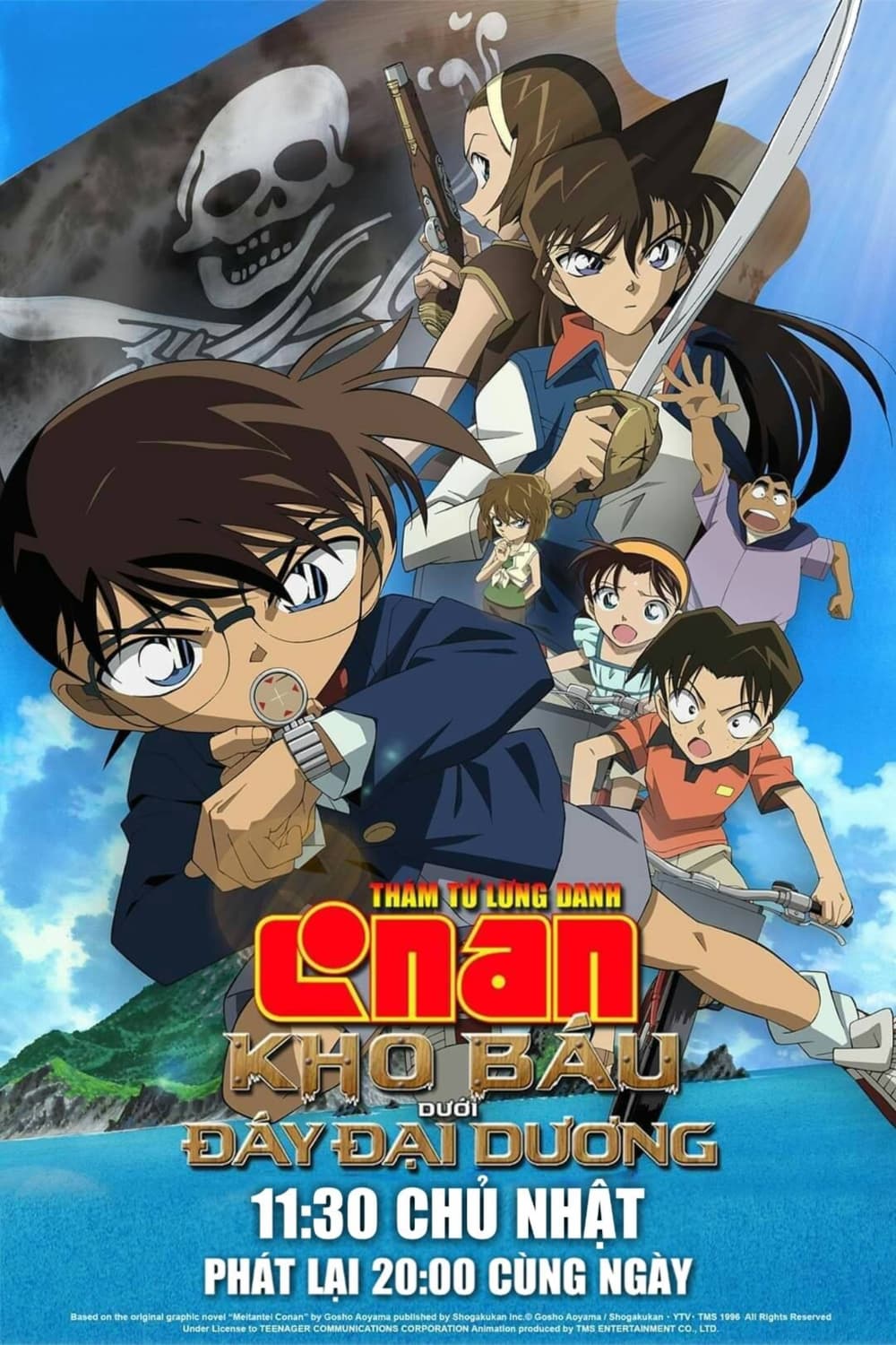 Thám Tử Lừng Danh Conan 11: Kho Báu Dưới Đáy Đại Dương - Detective Conan: Jolly Roger in the Deep Azure