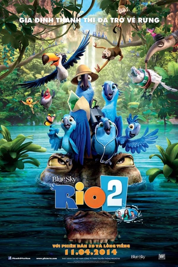 Chú Vẹt Đuôi Dài 2 - Rio 2