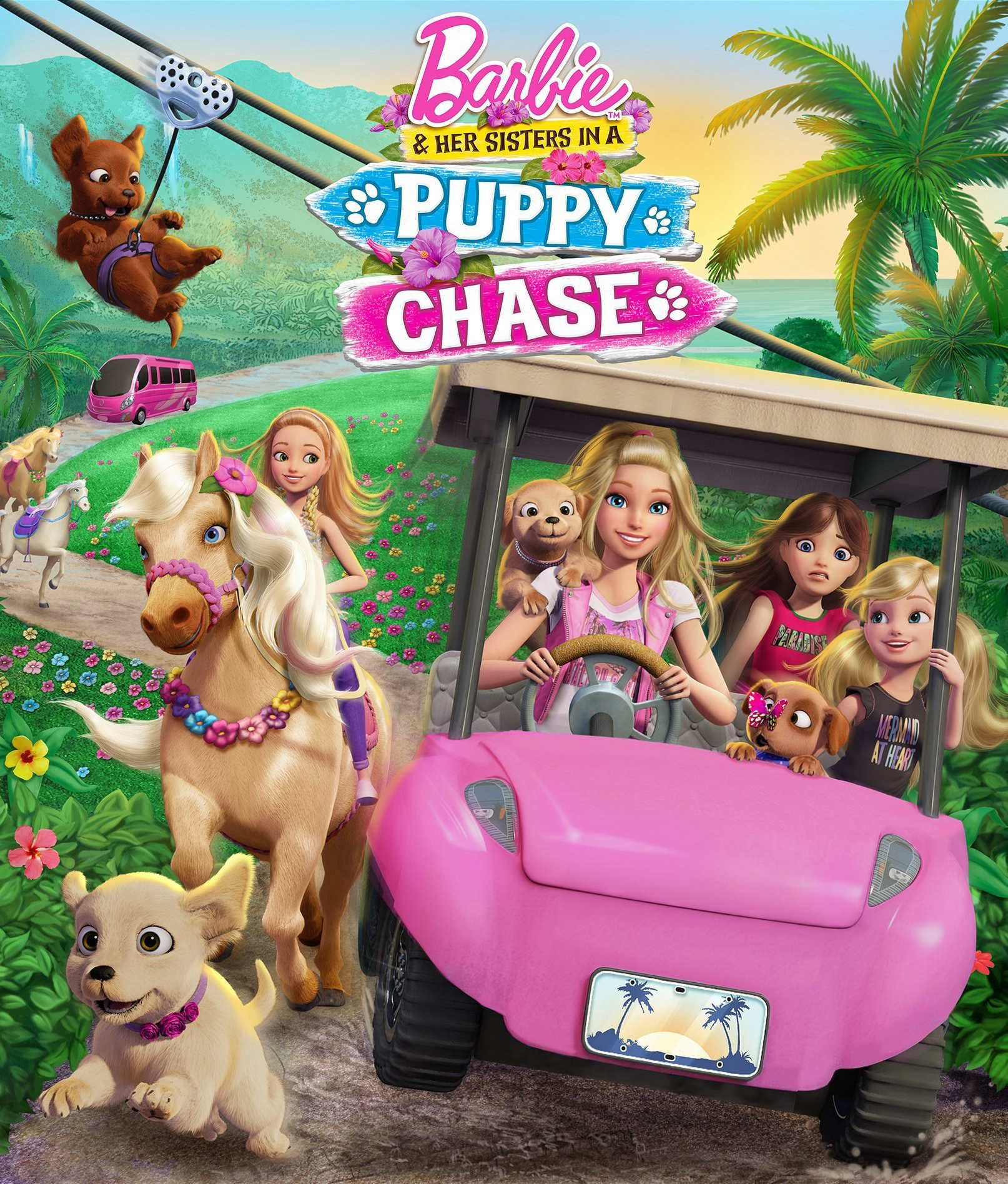 Chị Em Barbie Đuổi Theo Các Chú Cún - Barbie & Her Sisters In A Puppy Chase