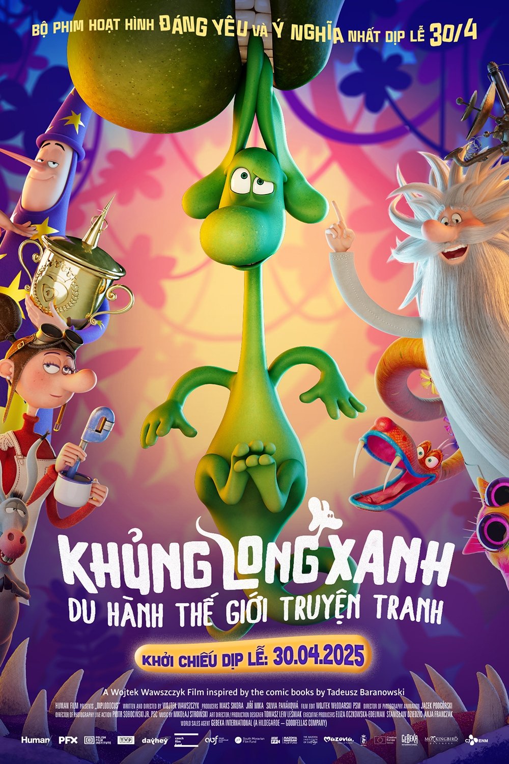 Phim Khủng Long Xanh Du Hành Thế Giới Truyện Tranh ghienphim