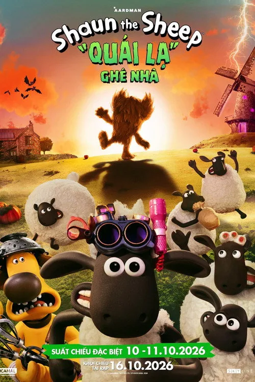 Poster phim Shaun The Sheep: "Quái Lạ" Ghé Nhà